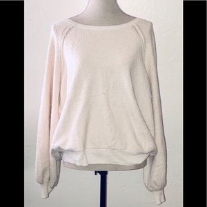NWT AEO American Eagle Cream Sweater SZ XL